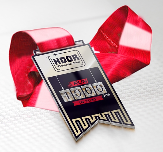 1000km Medal With Ribbon