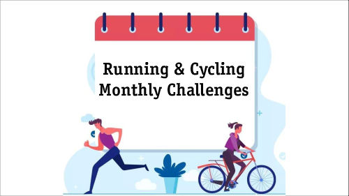 MOnthly challenge run and ride