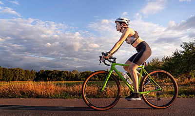 How much bicycle online riding to lose weight